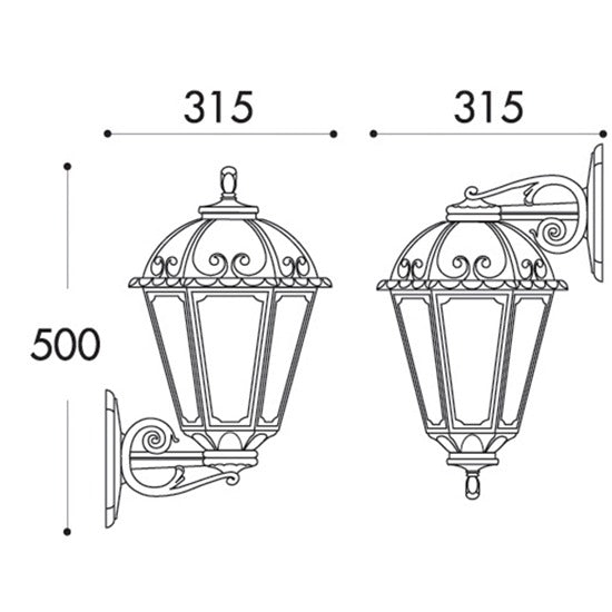 ĐÈN TƯỜNG CHÂU ÂU FUMAGALLI - SIMON OFIR 11W