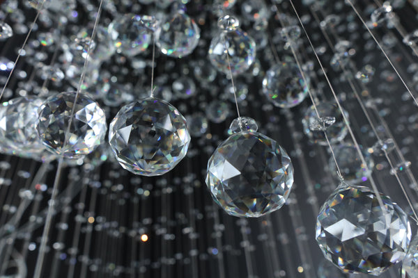 Đèn chùm hạt pha lê liên kết