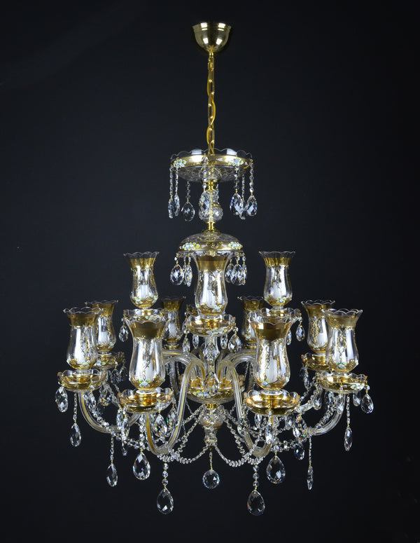 Đèn chùm hoàng gia thập nhị quang đăng