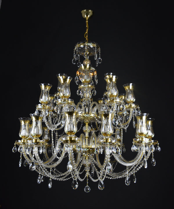 Đèn chùm hoàng gia thập nhị quang đăng v2