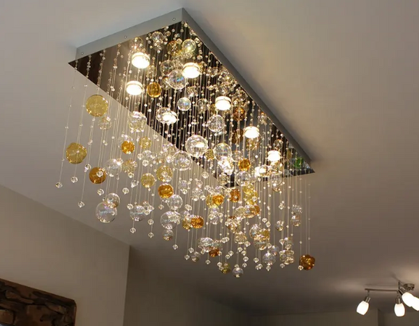 Đèn cầu pha lê bạch quang